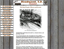 Tablet Screenshot of deadwood.searchroots.com